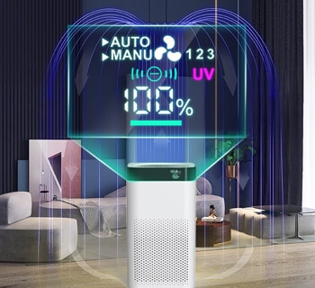 Air quality detection air purifier