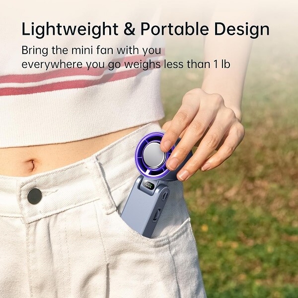 Handheld Cooling Fan portable design